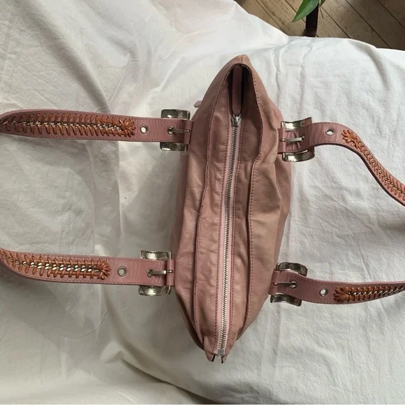 Desmo Made In Italy Pink Leather Women's Bag - Picture 3 of 4